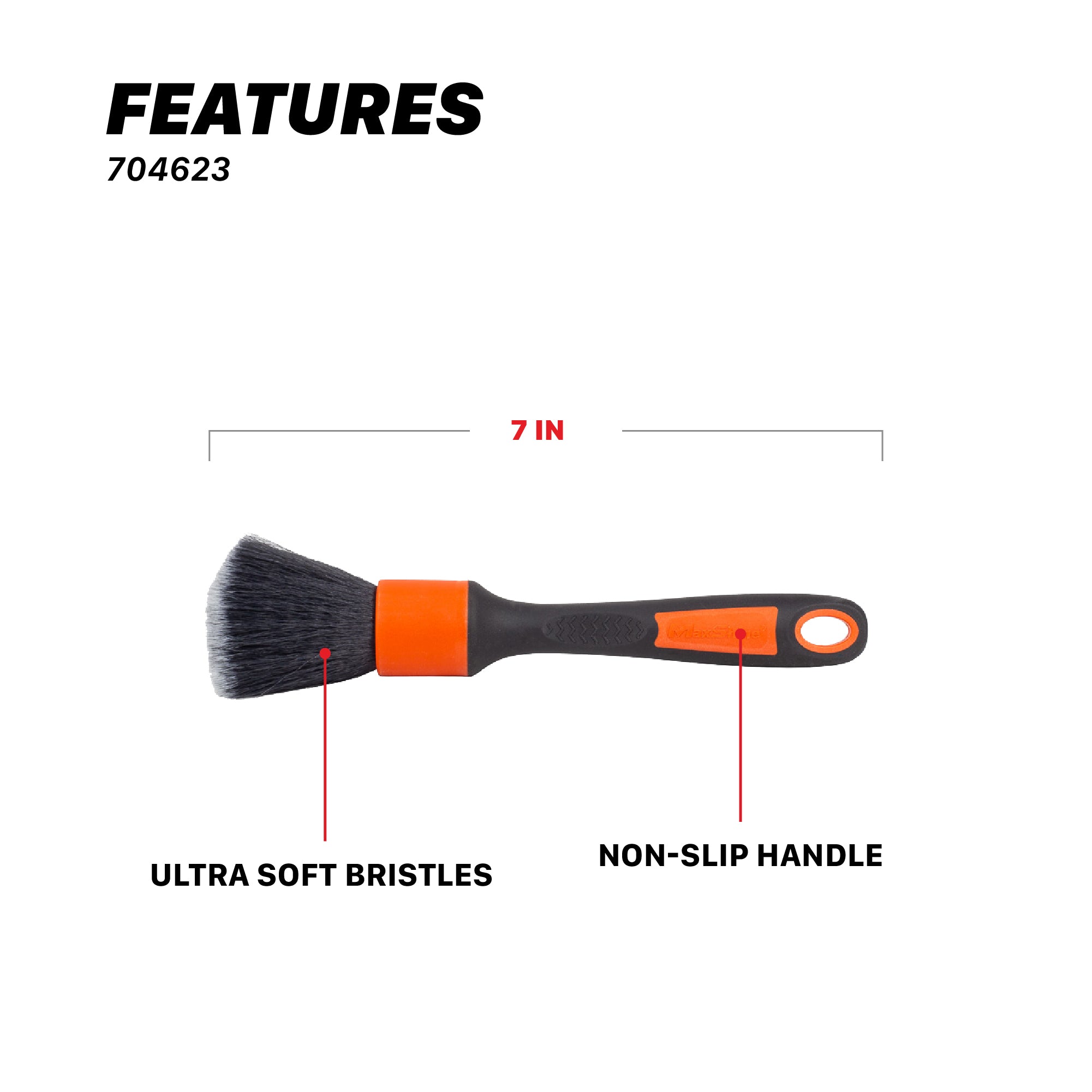 704623 Ever So Soft (ESS) Car Detailing Brushes - Small