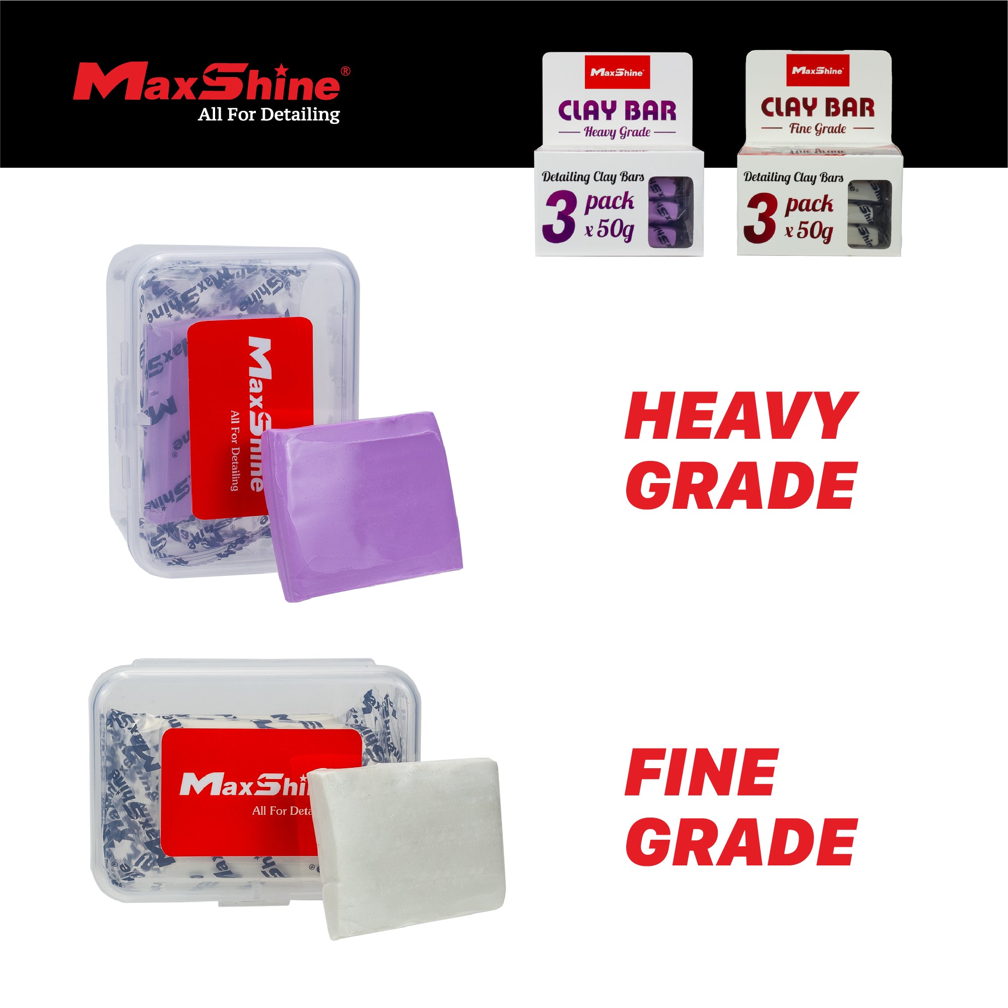 Detailing Clay Bar – 3pcs-pack