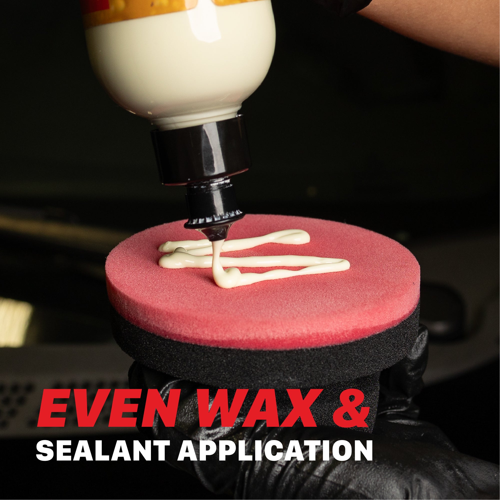 9011017 Hex Grip Car Wax Foam Applicator