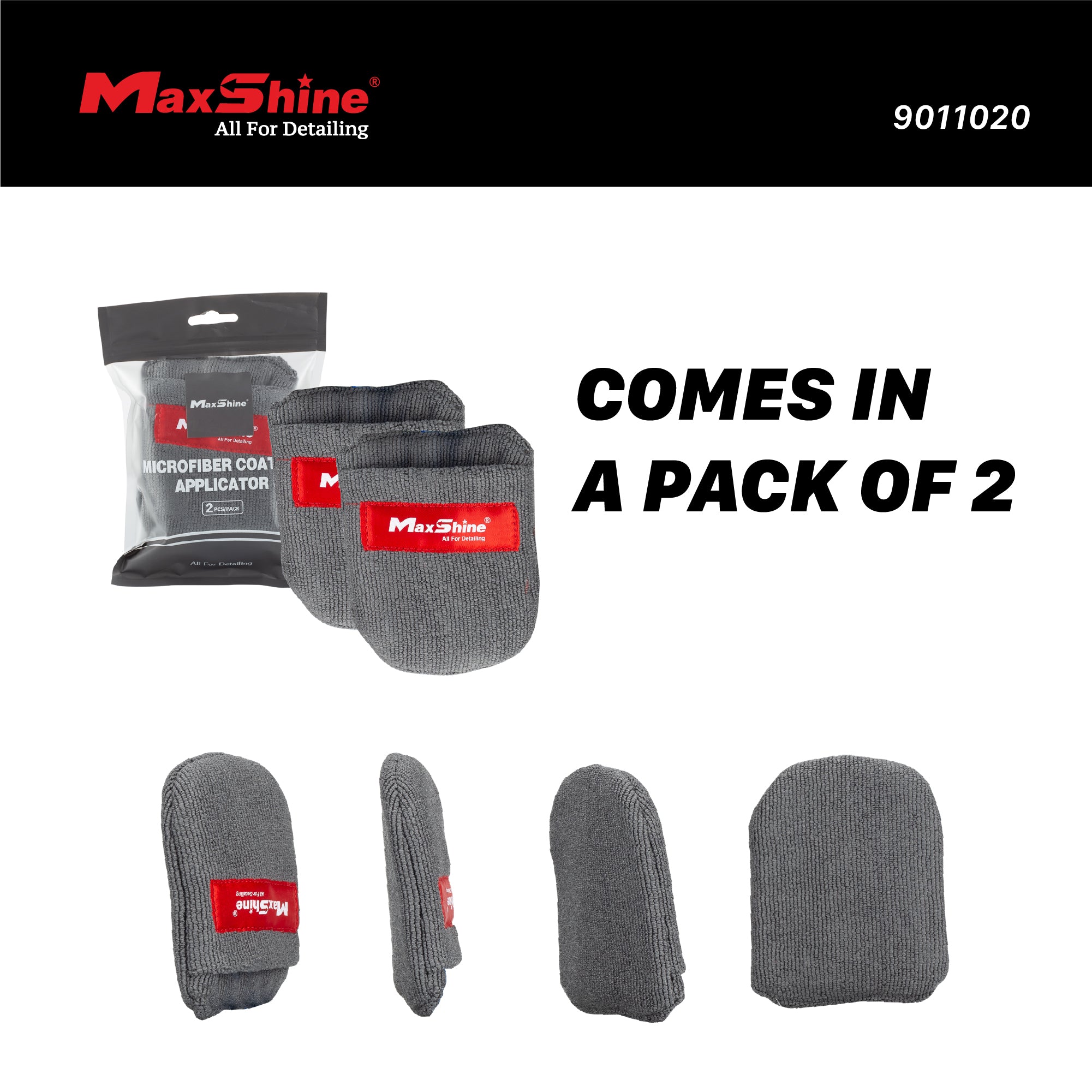 9011020 Microfiber Coating Applicator - 2 Pack