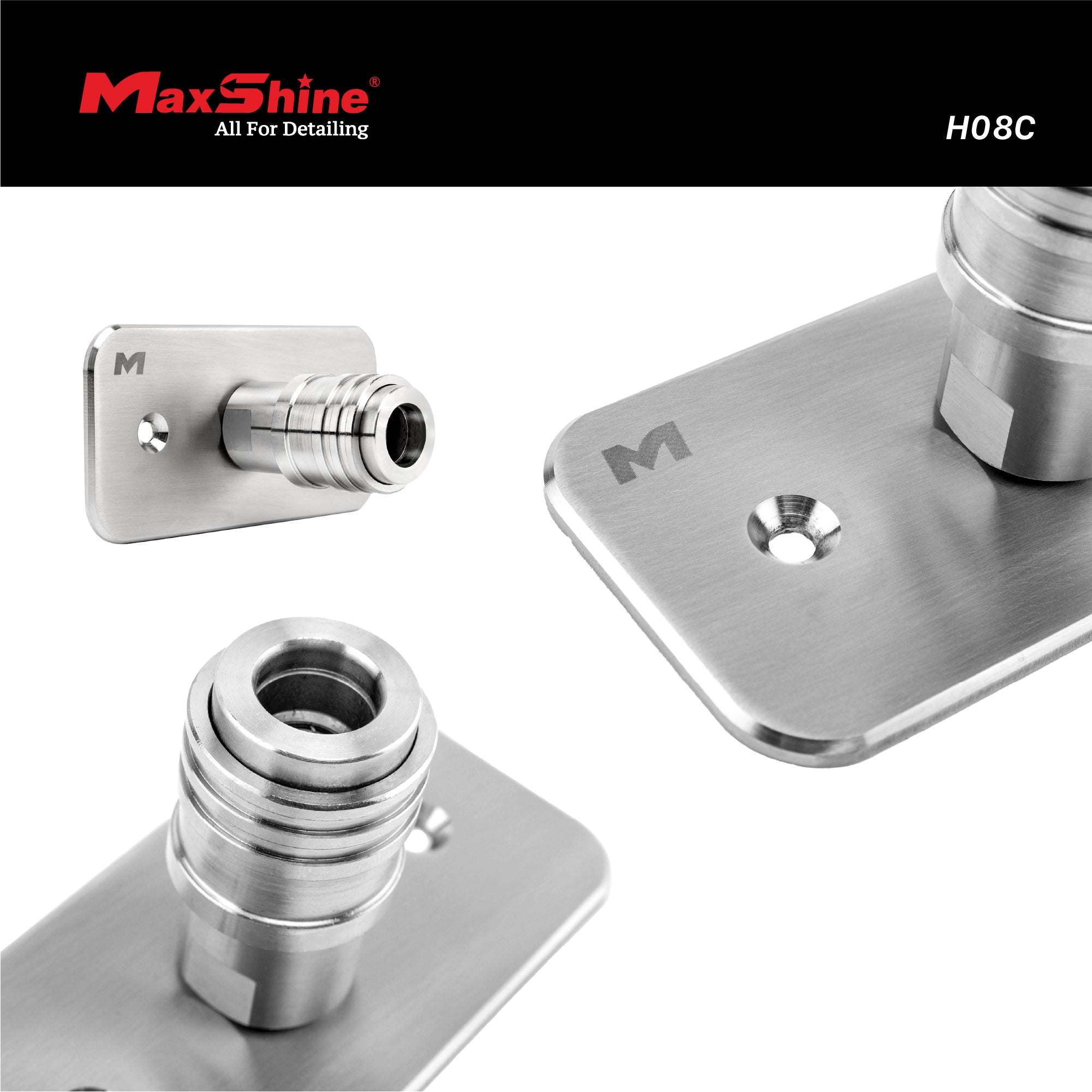 H08C Auto-Lock Quick Connect Foam Cannon Wall Mount