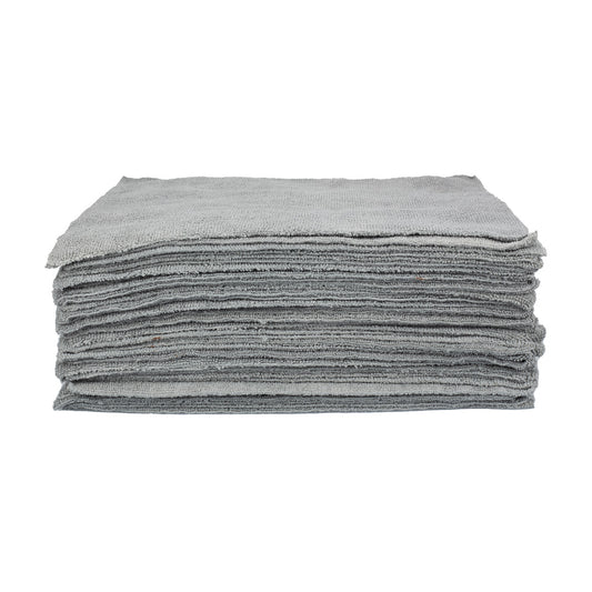 MaxShine 260GSM 12″x12″ Microfiber Edgeless Utility Towels – 50pcs-pack