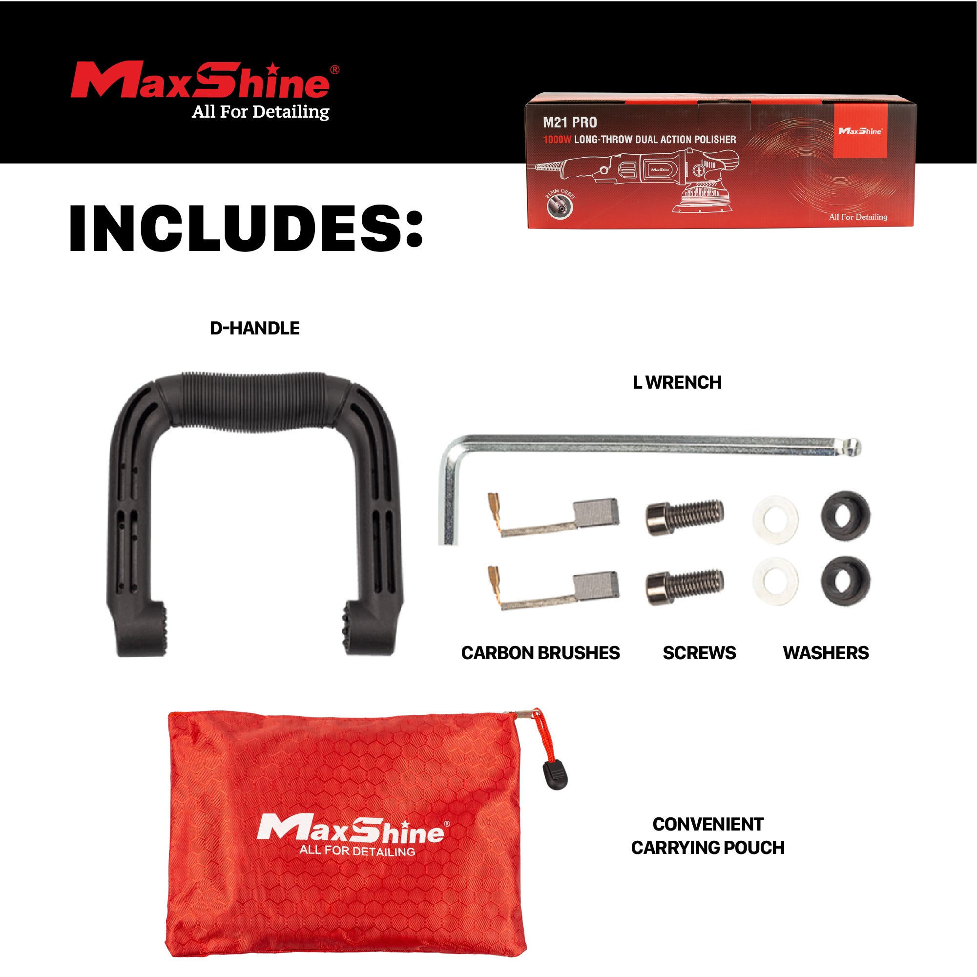 M21 Pro Random Orbital Polisher - Open-Box