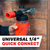 H08C Auto-Lock Quick Connect Foam Cannon Wall Mount