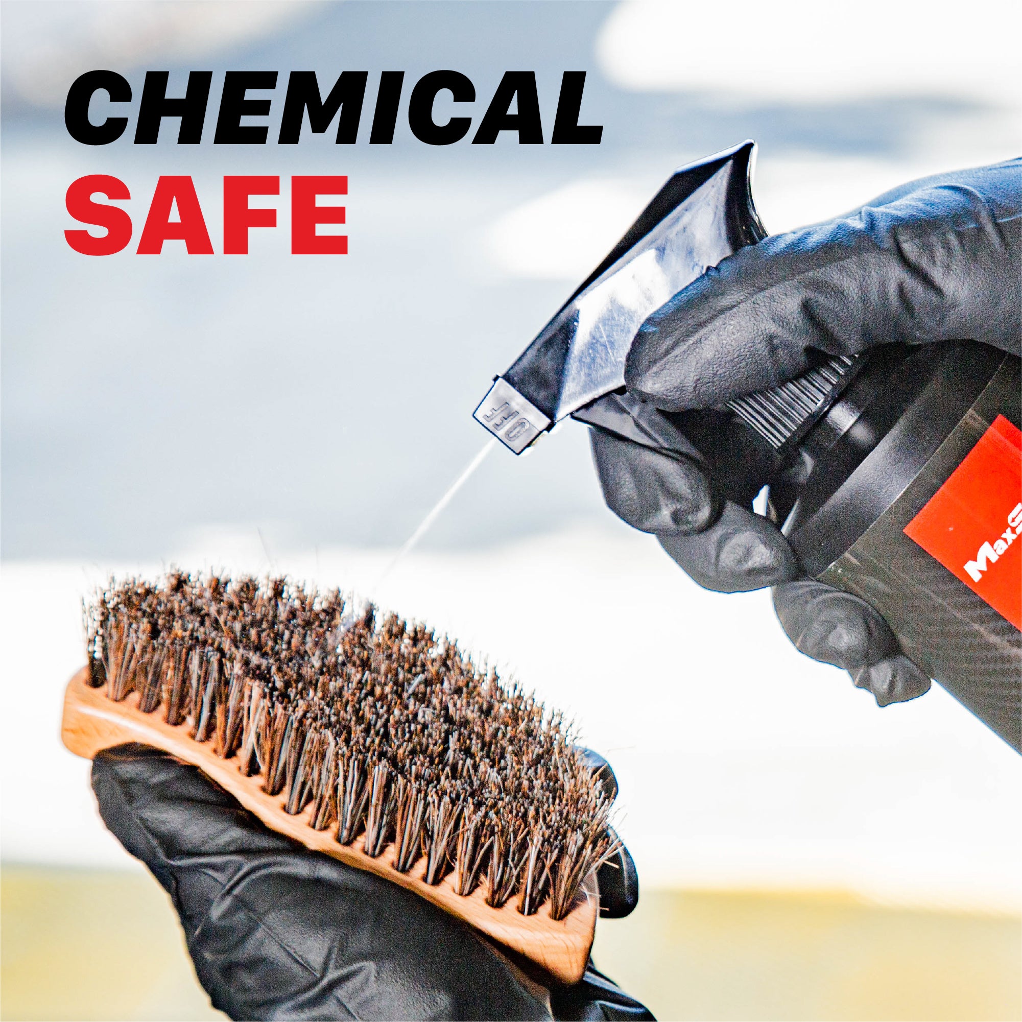 7012003 Brush for Cleaning Car Interior | Ergonomic Interior Detailing Brush