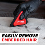 7011028N Pet Hair Remover for Car - Mini Pet Hair Carpet Brush - 4in