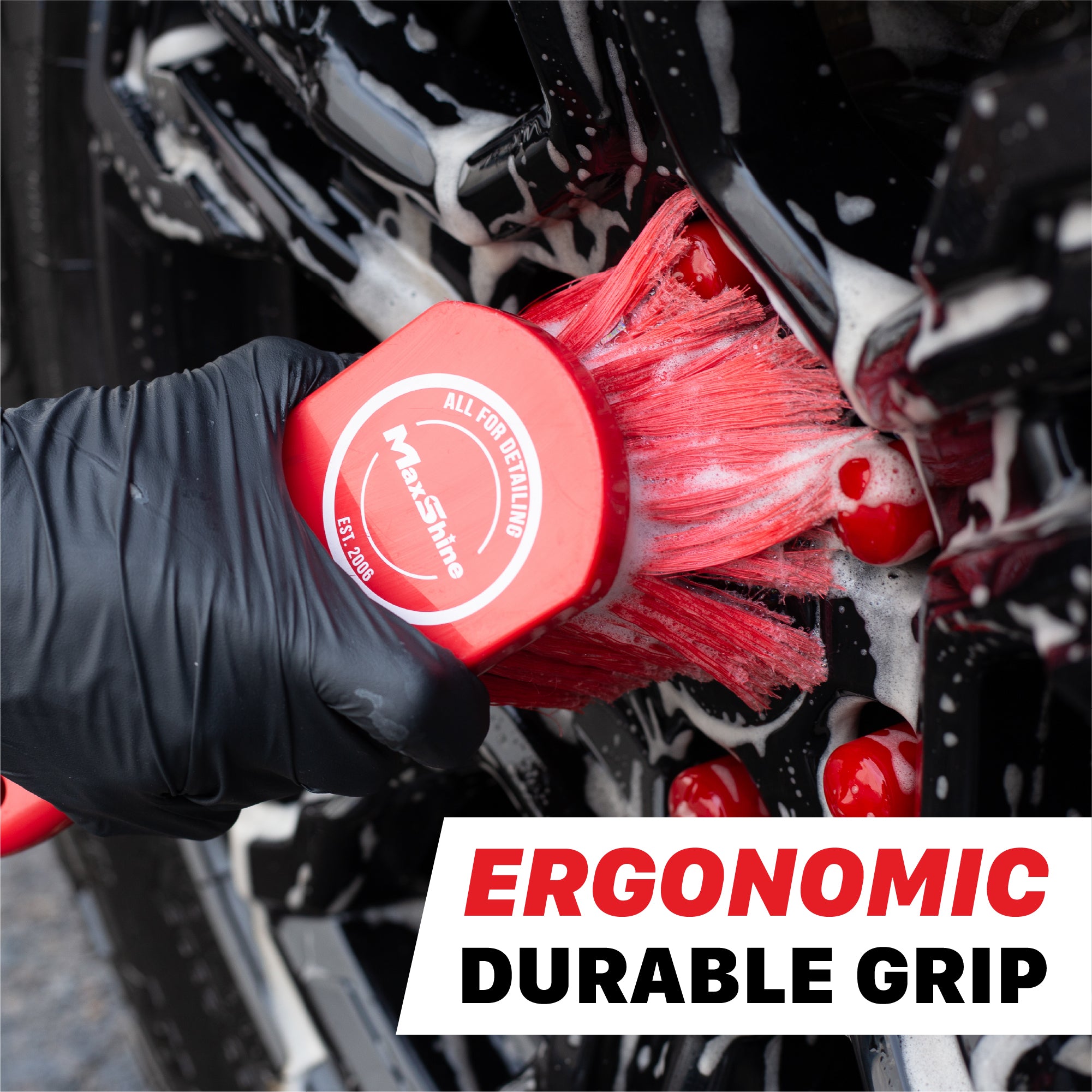 7011026 Car Wheel Brush | Exterior Surface and Wheel Cleaning Brush