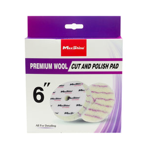 Premium Wool Cut and Polish Pad 6in