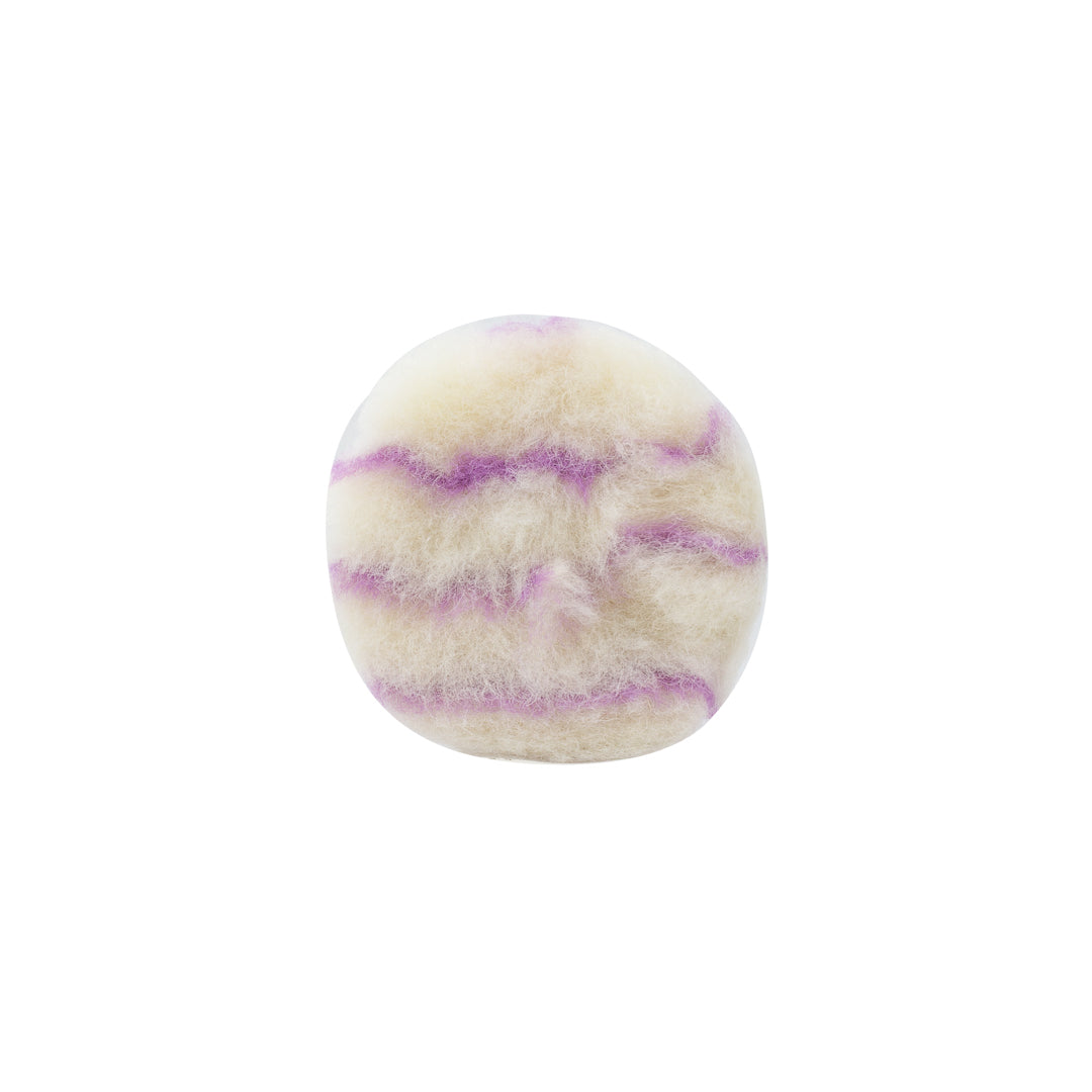 2 Disques De Polissage Laine 6 Pouces - Pour Meuleuse, Velcro, Violet