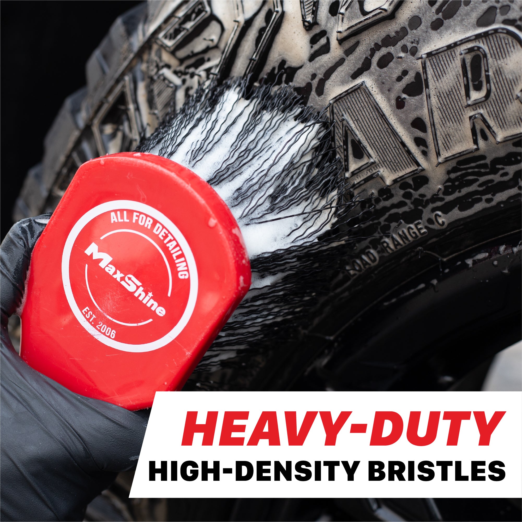 7011027 Deep Clean Brush | Heavy-Duty Wheel and Carpet Cleaning Brush