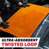 980GSM Twisted Loop & Waffle Weave Colorful Cleaning Towel