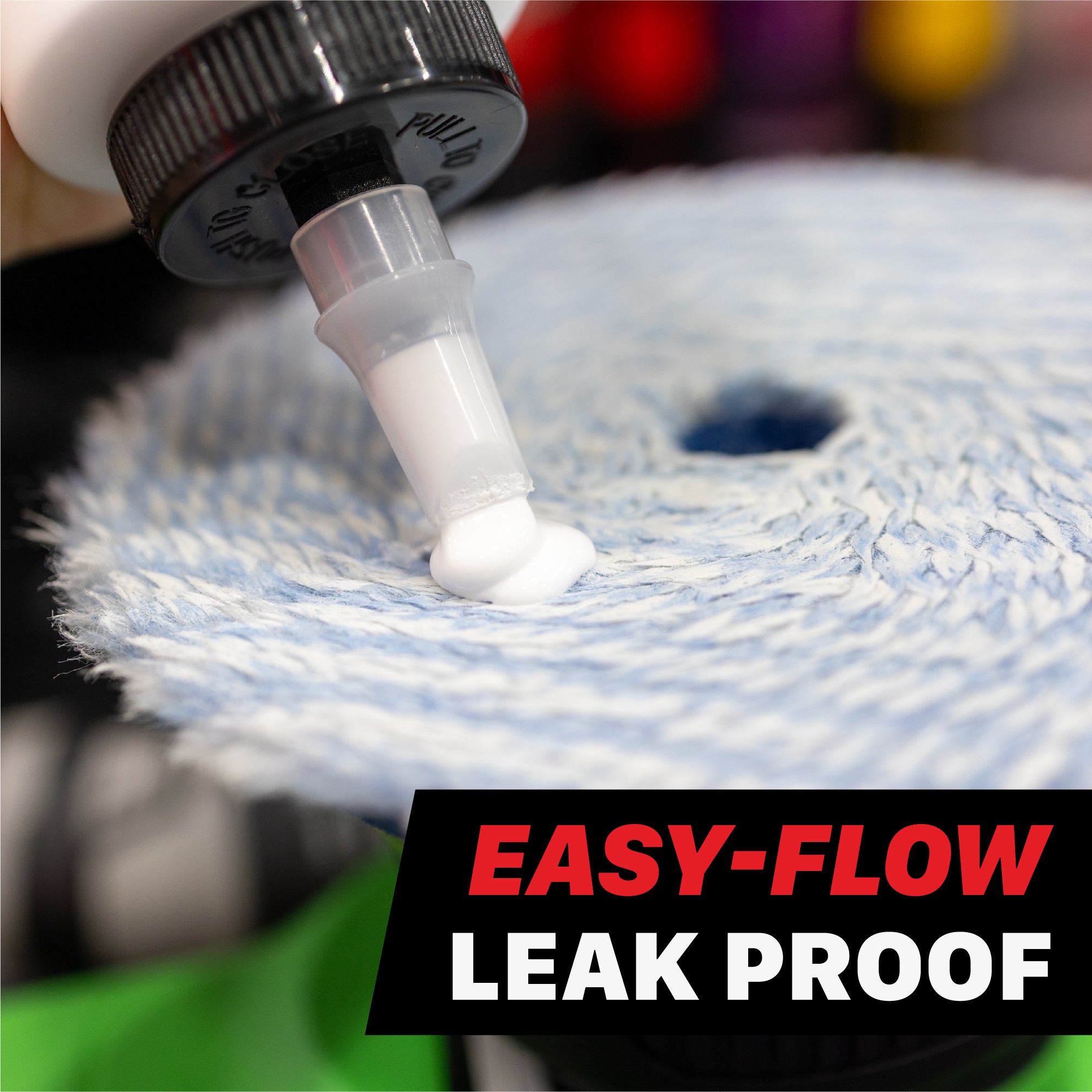 RTS003 Compound Polish Wax Dispenser Bottle with Self Cleaning Cap