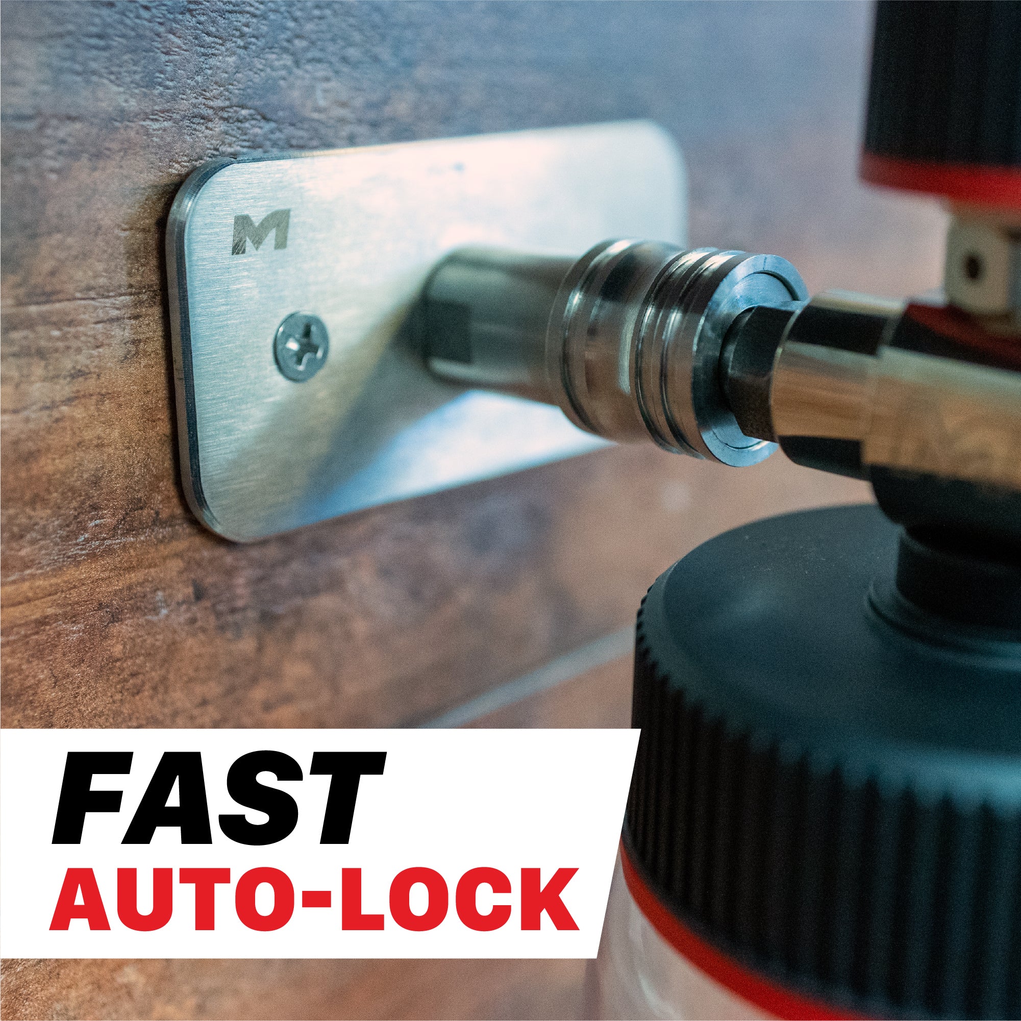 H08C Auto-Lock Quick Connect Foam Cannon Wall Mount