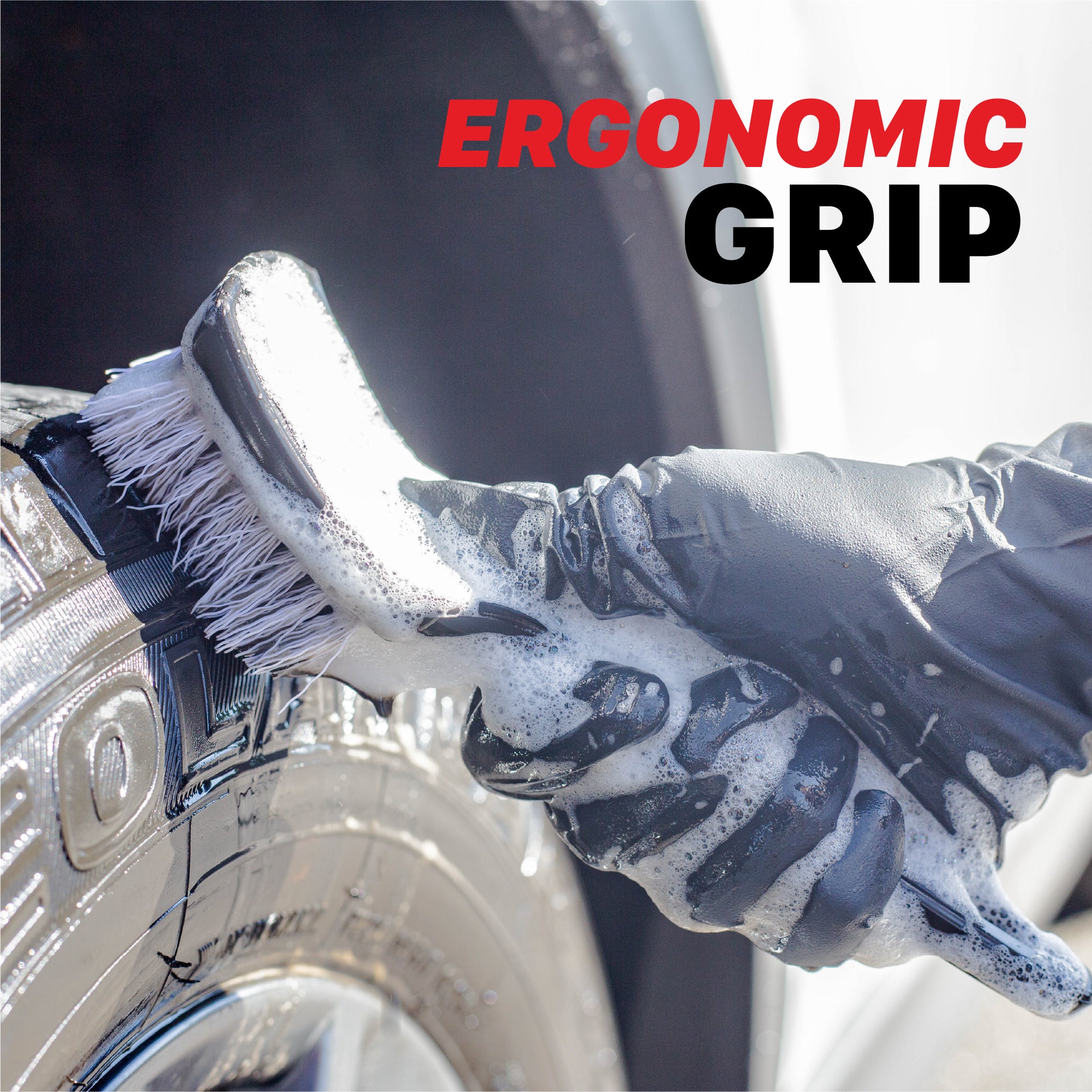 7011003 Tire Scrub Brush - 10in