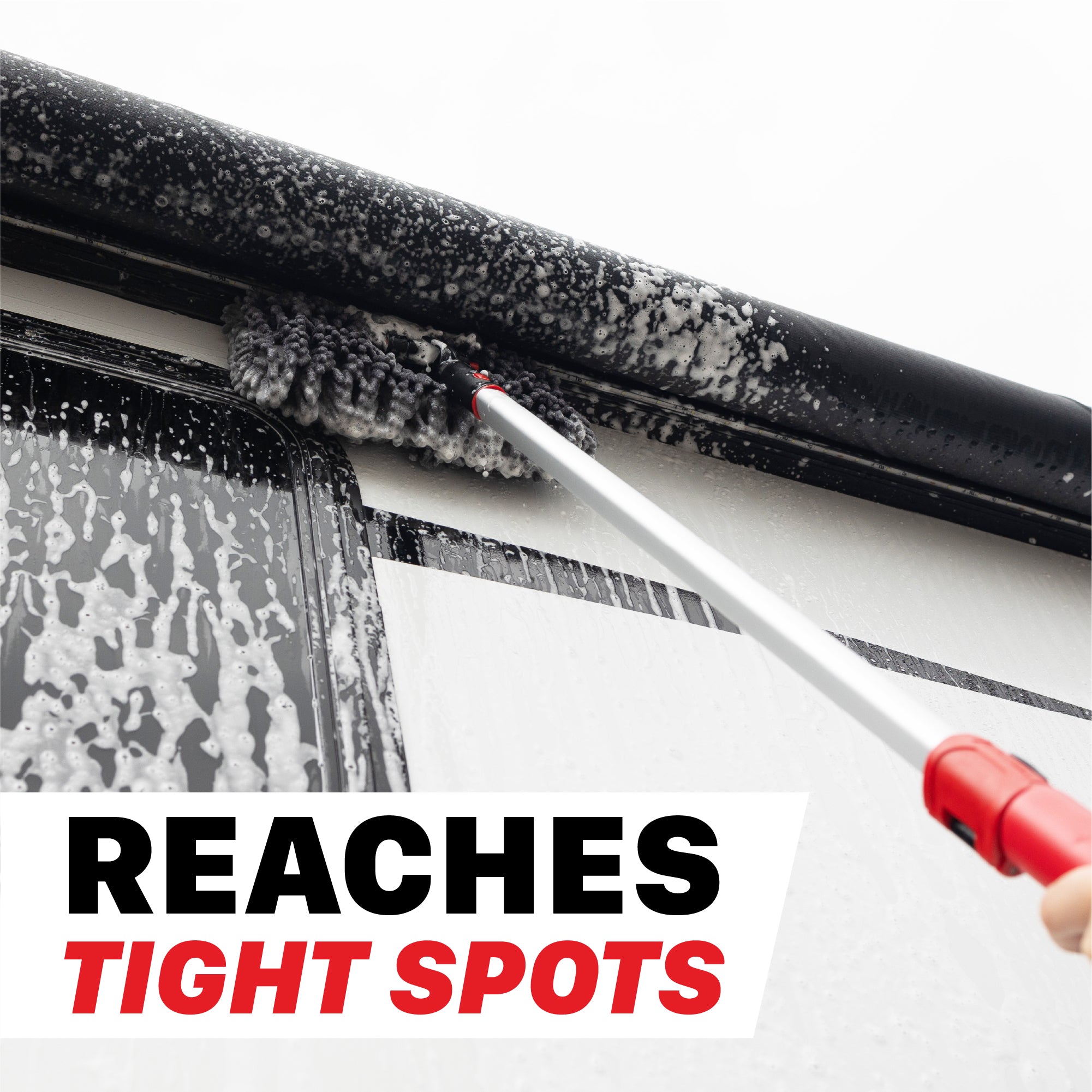 7011035- Car Wash Tool | IncrediStick – Extendable Microfiber Wash Mitt