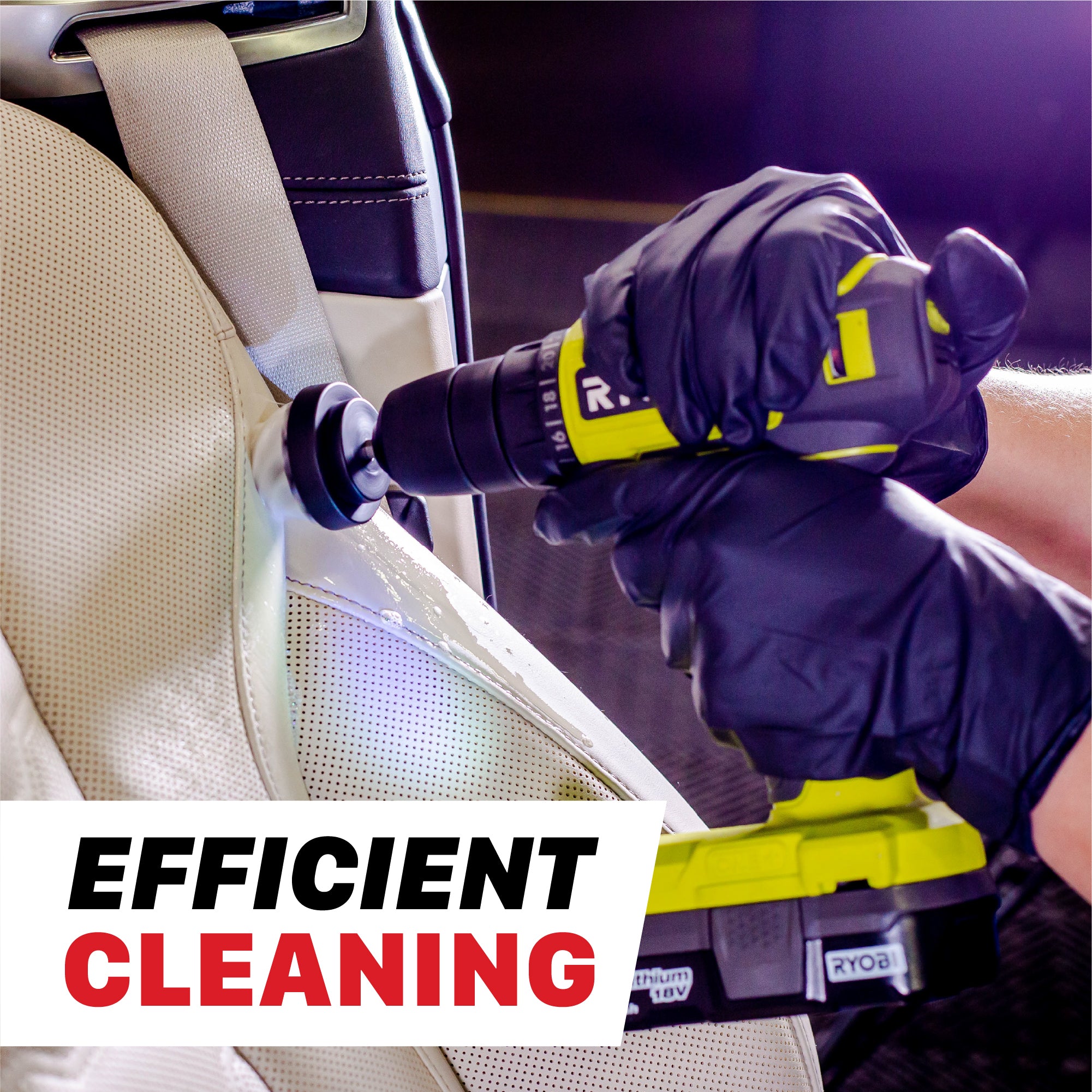 7012010 Soft Leather & Fabric Drill Brush Set - 2in & 4in