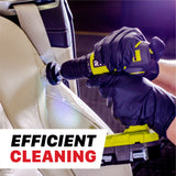 7012010 Soft Leather & Fabric Drill Brush Set - 2in & 4in