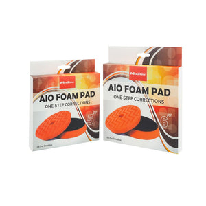 5 - 6 inch Orange AIO Foam Cutting Pad