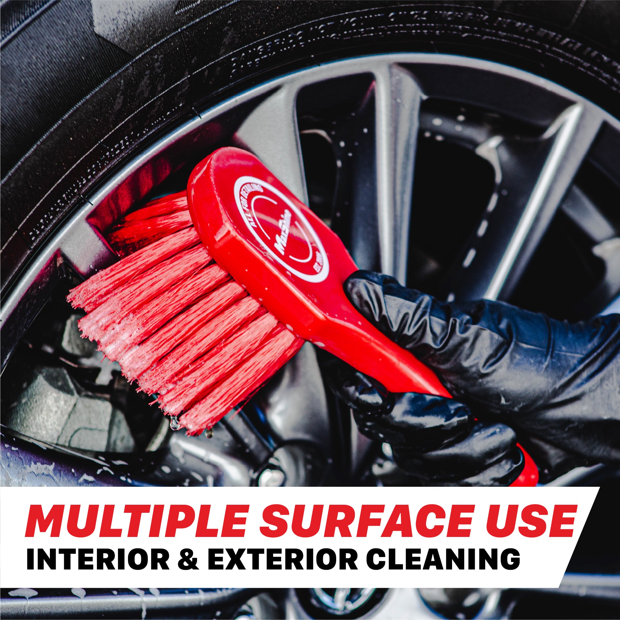 7011026 Car Wheel Brush | Exterior Surface and Wheel Cleaning Brush