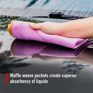 MaxShine 500GSM Mesh Absorbent Microfiber Towel
