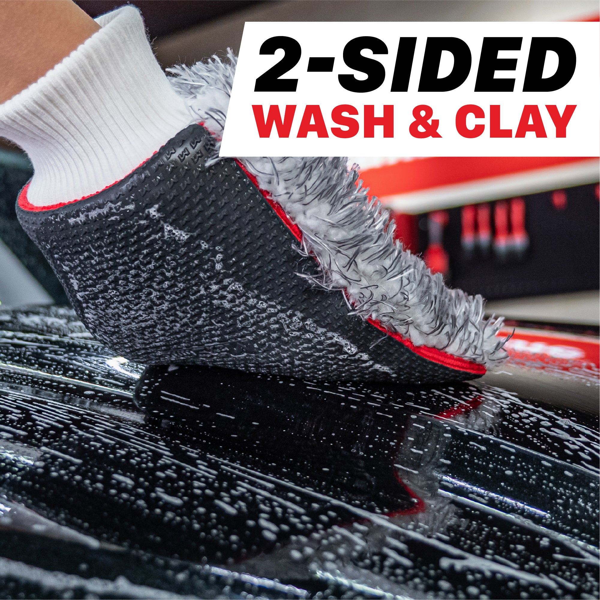 204005MT Detailing Clay Mitt for Car | Microfiber Clay Wash Mitt