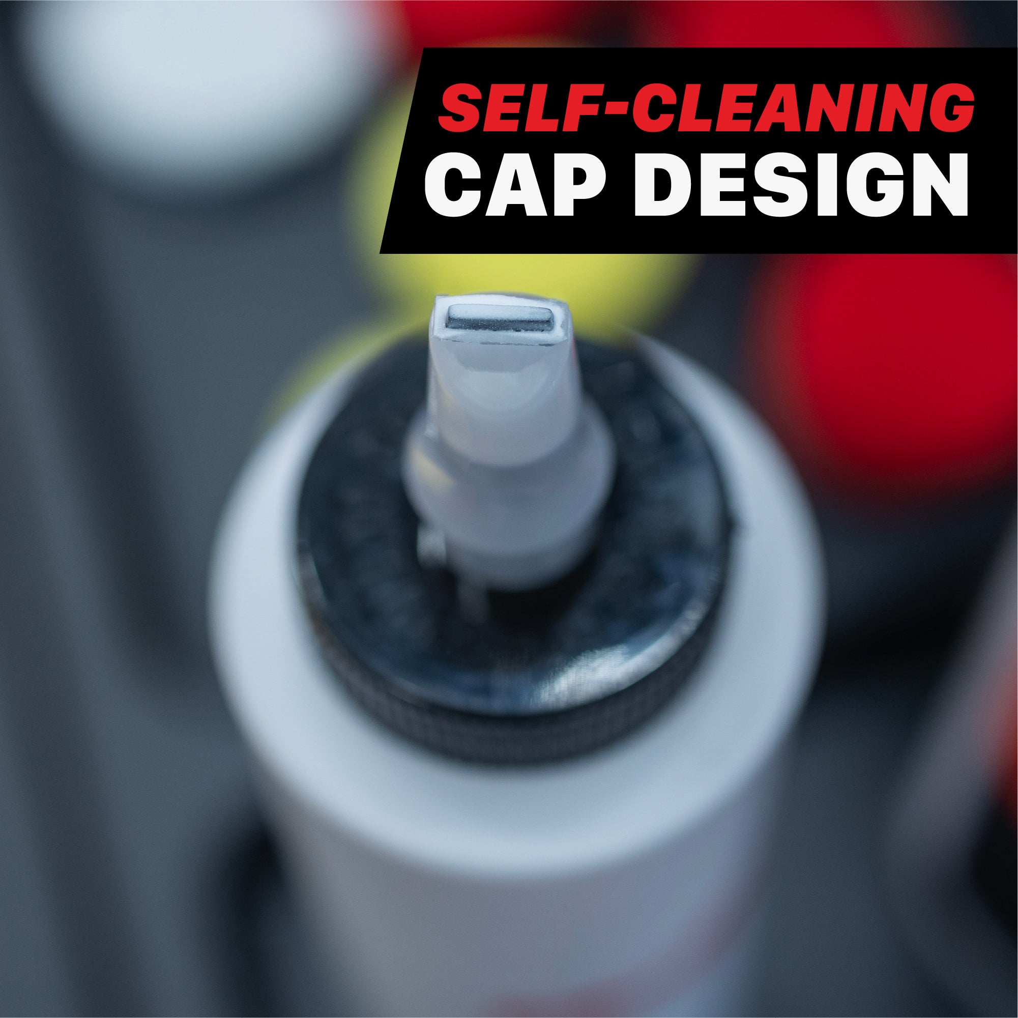 RTS003 Compound Polish Wax Dispenser Bottle with Self Cleaning Cap