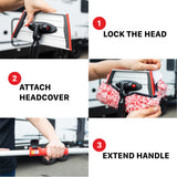 7011035 Car Wash Tool | IncrediStick – Extendable Microfiber Wash Mitt