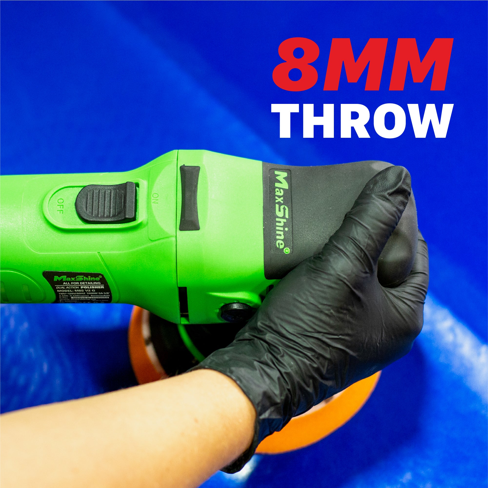 MaxShine M8S V2 Dual Action Polisher for Car Detailing