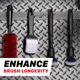 Wall Brush Holder | Detailing Brush Hanger - 6 Brushes