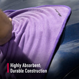 600GSM Purple Single Twisted Loop Drying Towel