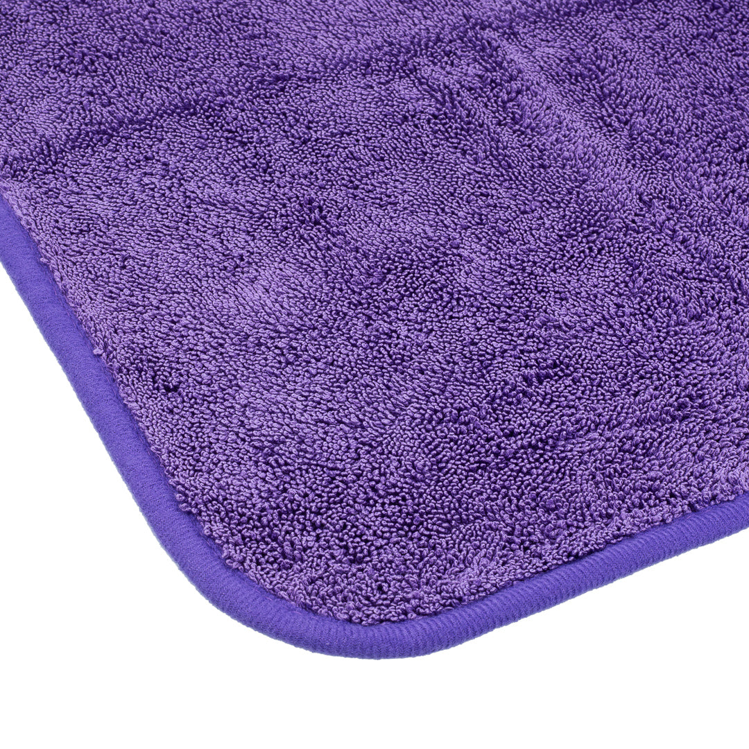 MaxShine 600GSM Purple Single Twisted Loop Drying Towel Car Care Towel