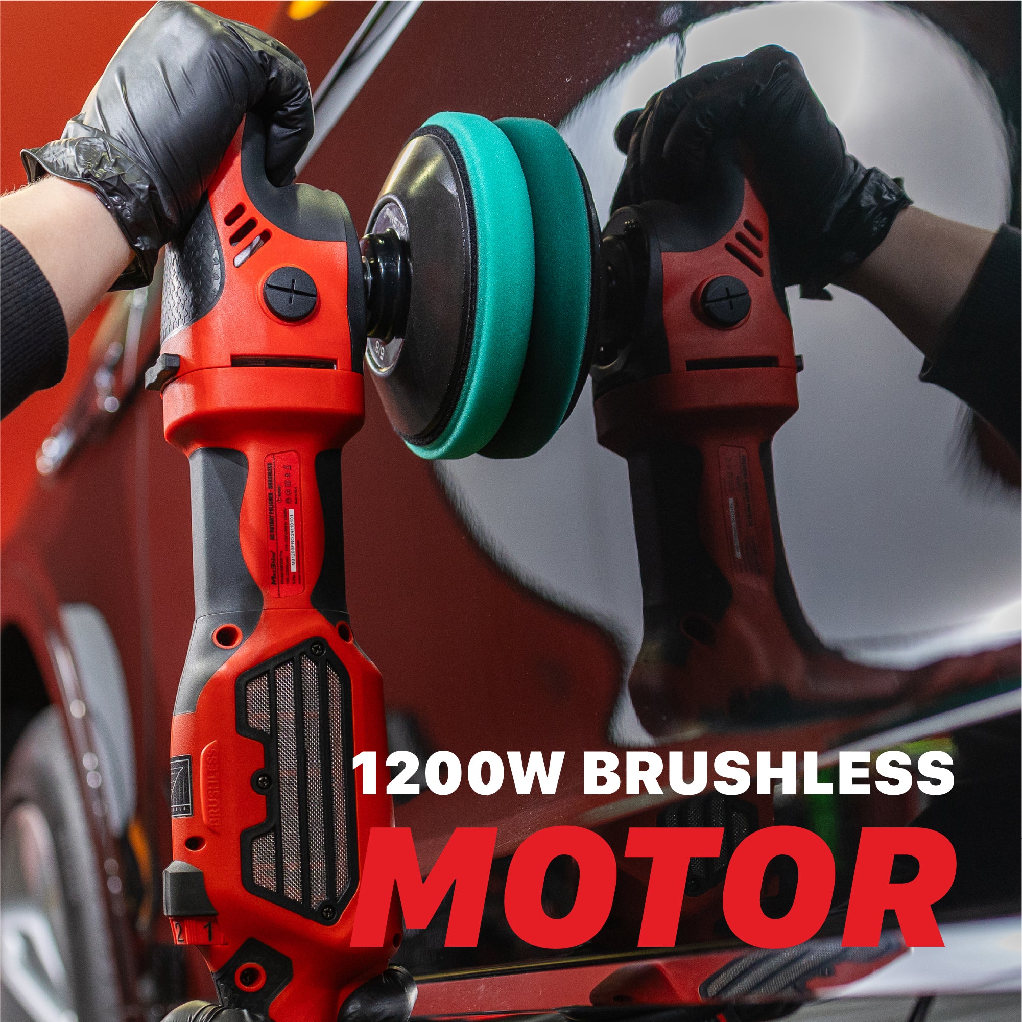 MB1200 Pro Rotary Brushless Buffer Brushless Polisher Rotary Buffer Rotary Polisher