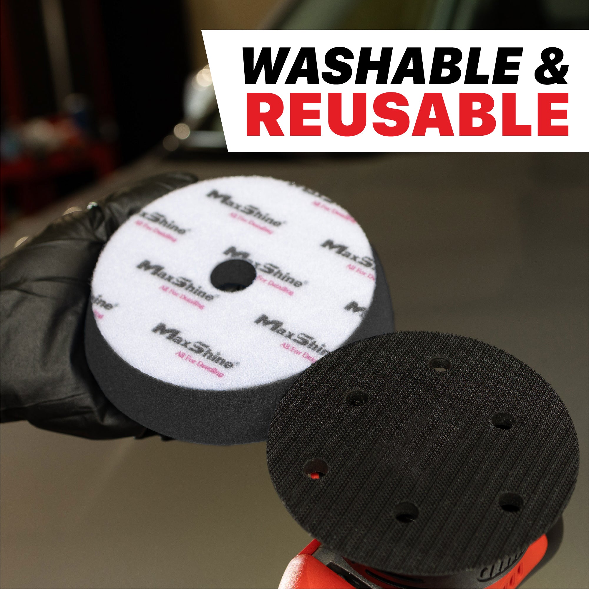 202 Car Polisher Pads | High Profile Foam Pads - 5in, 6in