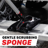 7011035-HBK Car Wash Tool | IncrediStick – Extendable Microfiber Wash Mitt