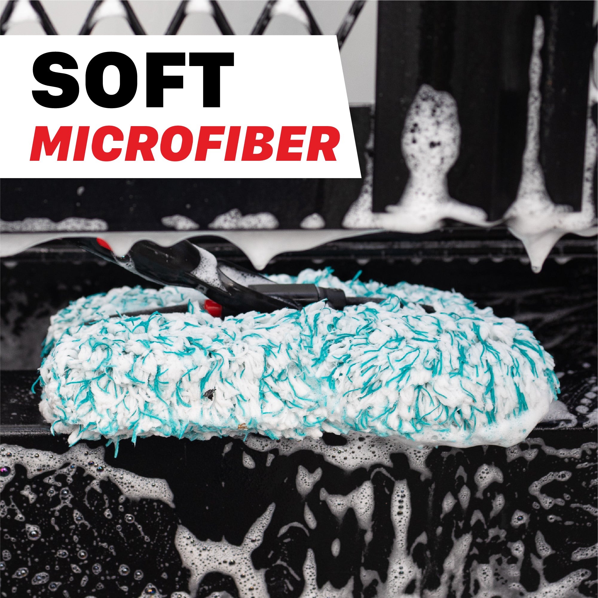 7011035-HGR Car Wash Tool | IncrediStick – Extendable Microfiber Wash Mitt