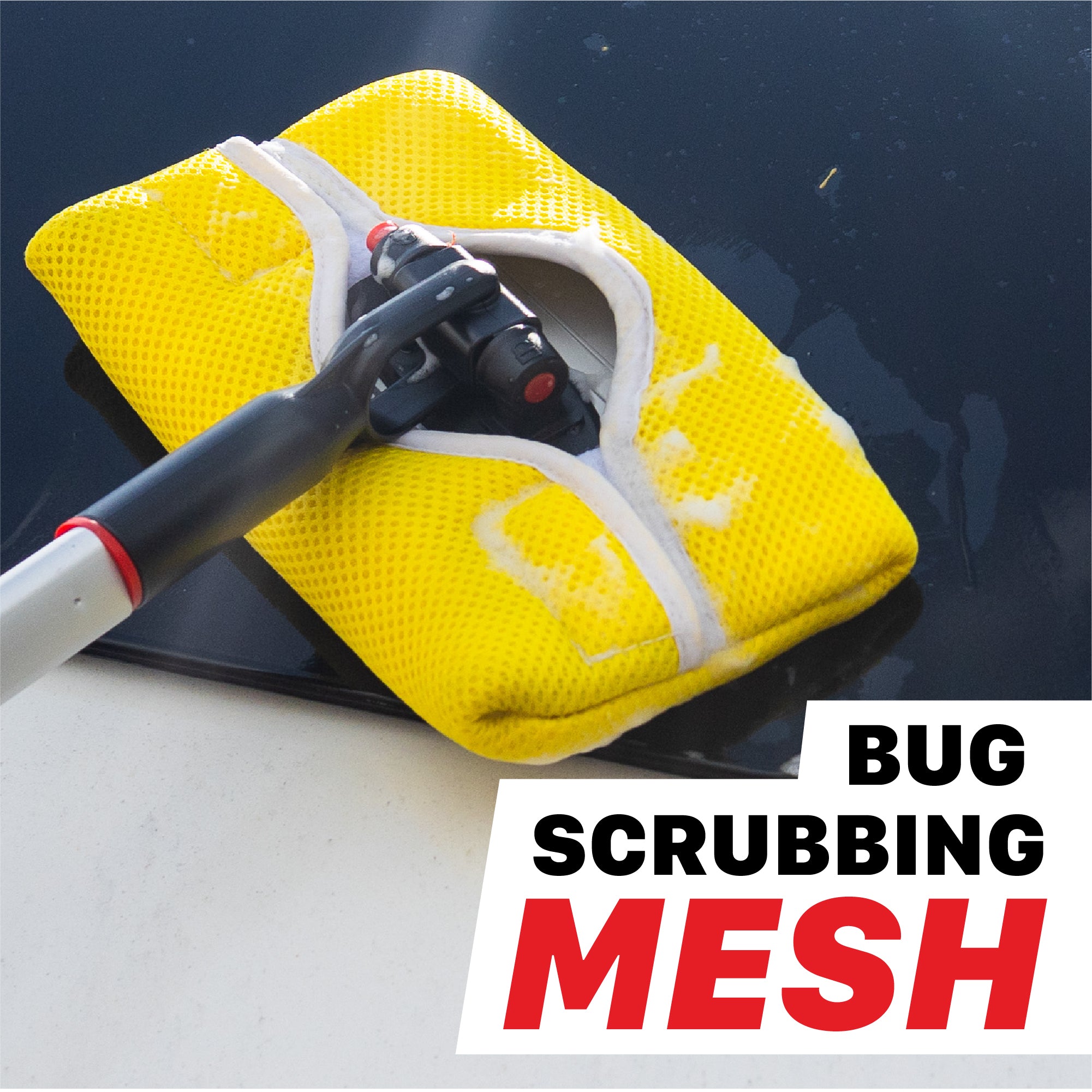 7011035-HY Car Wash Tool | IncrediStick – Extendable Microfiber Wash Mitt