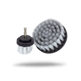 7012010 Soft Leather & Fabric Drill Brush Set - 2in & 4in