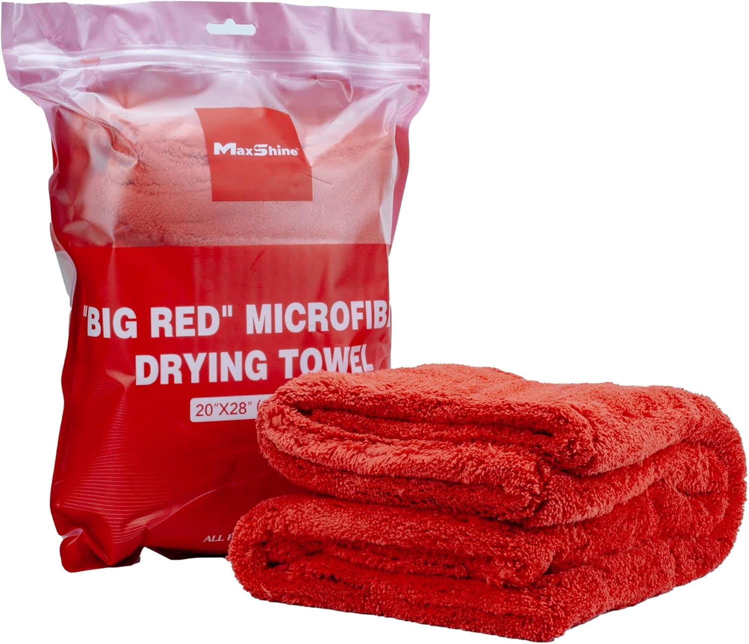 1085070R 1000GSM "Big Red" Drying Microfiber Towel