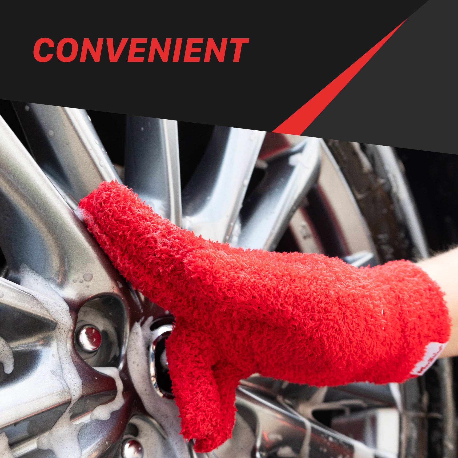 1130005R Plush Microfiber Cleaning Gloves