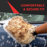 8011004 Super Sheepskin Wash Mitts - Long Hair