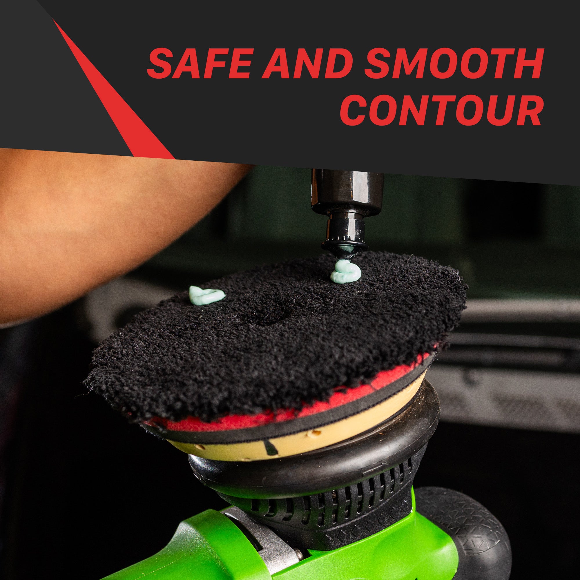 2050- Microfiber One Step Pad  - 5in, 6in