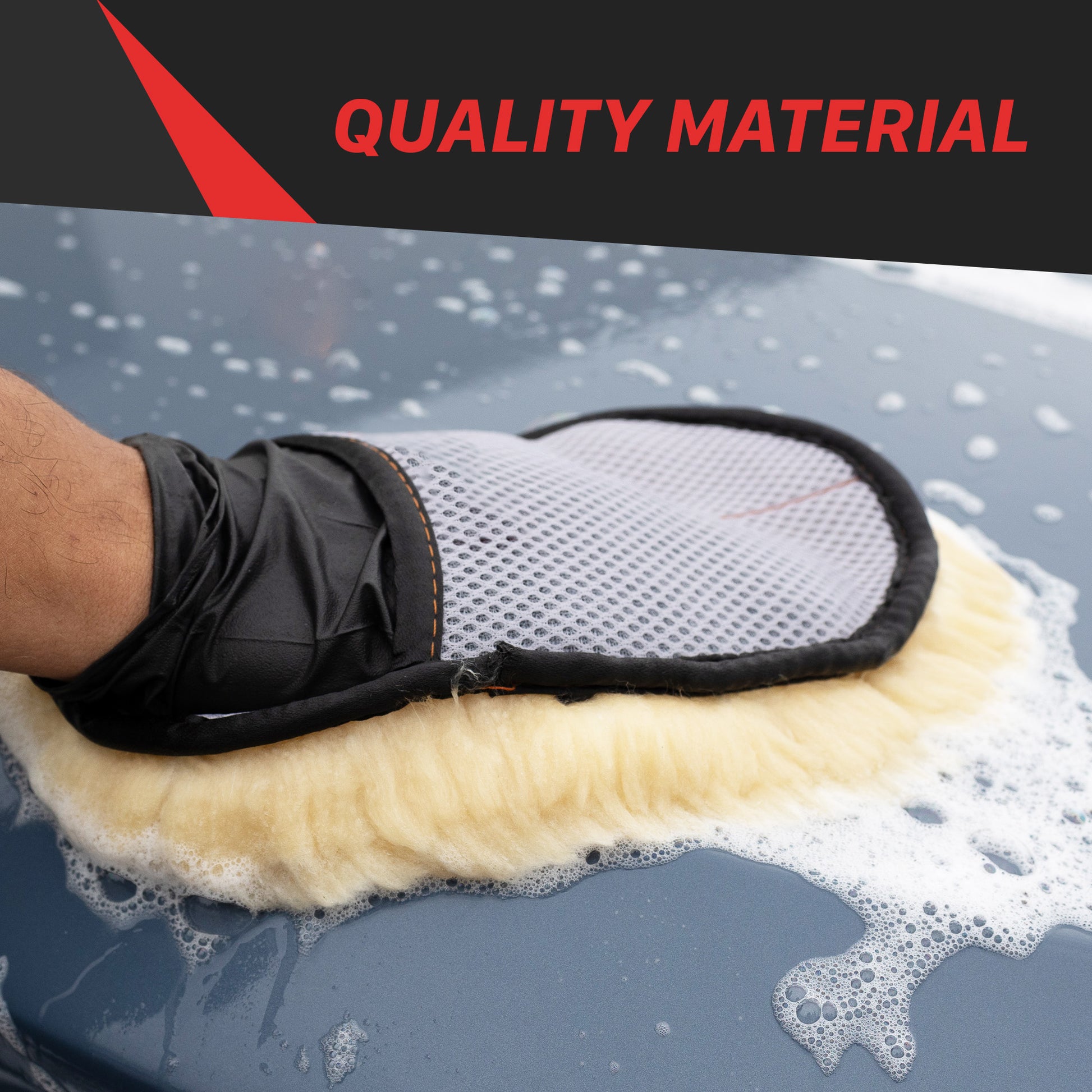 8011005 Super Sheepskin Wash Mitts - Short Hair