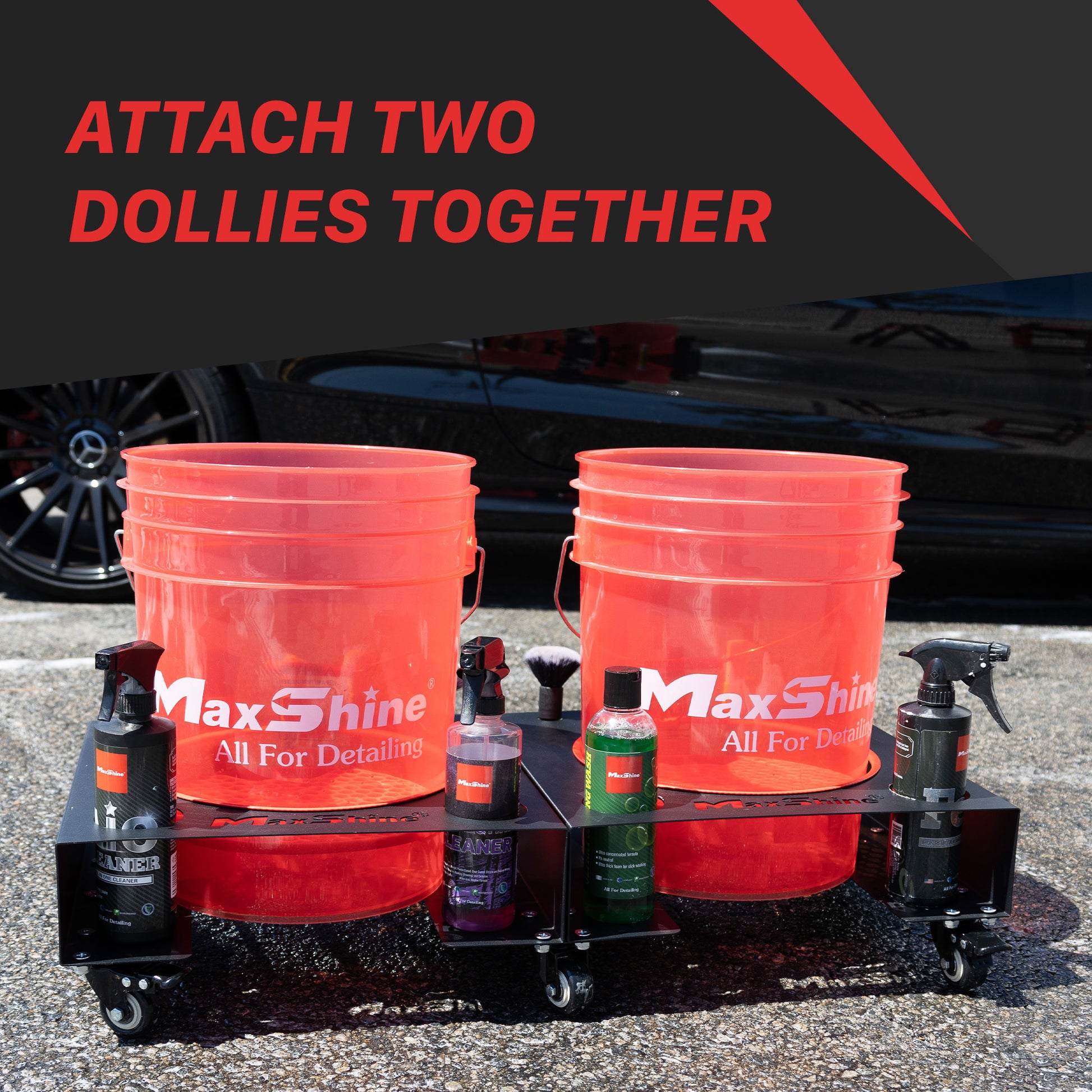 H12 Detailing Bucket Dolly - Coated Metal