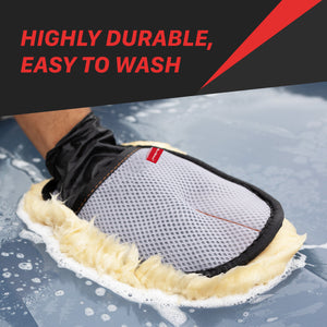 8011005 Super Sheepskin Wash Mitts - Short Hair