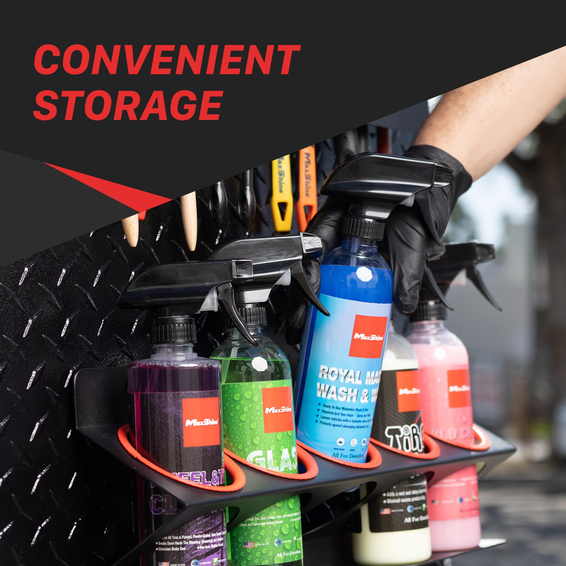 H03- Spray Bottle Racks