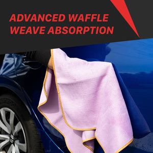 1045070P-SET Absorbent Microfiber Towels | 500GSM Mesh Microfiber Drying Towel - 3 Pack