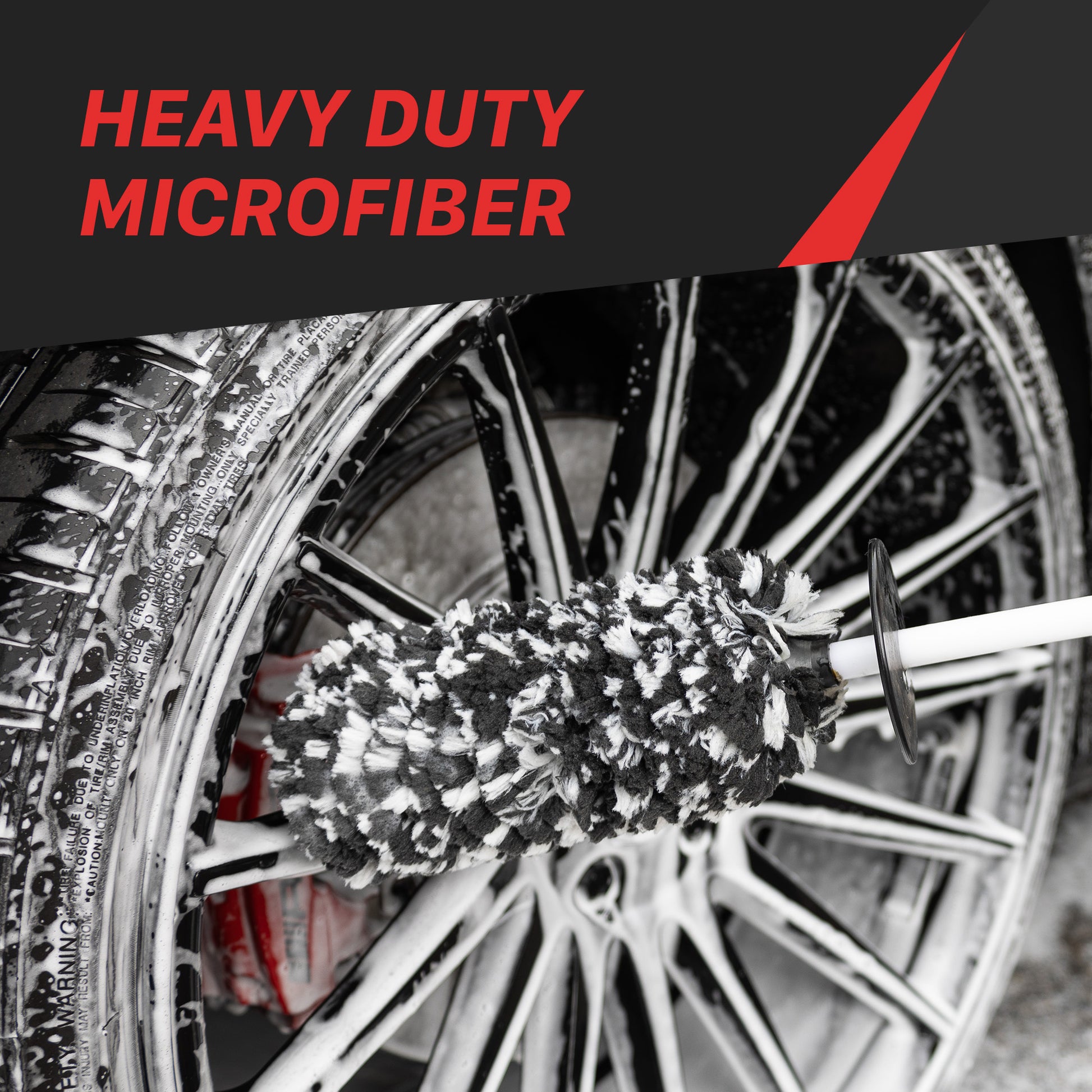 704604 Microfiber Wheel Brush - Angled Reach