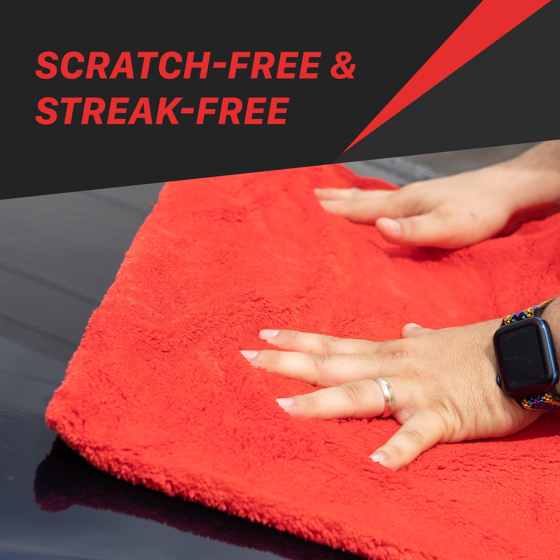1085070R 1000GSM "Big Red" Drying Microfiber Towel