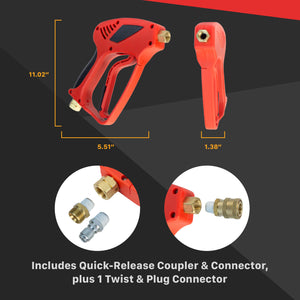 HPG001 Pressure Washer Gun - Short Wand