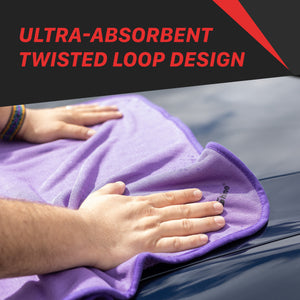 118- Car Care Towel | 600GSM Single Twisted Loop Drying Towel